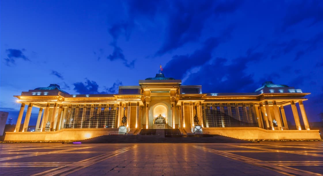 La plaza Sukhbaatar